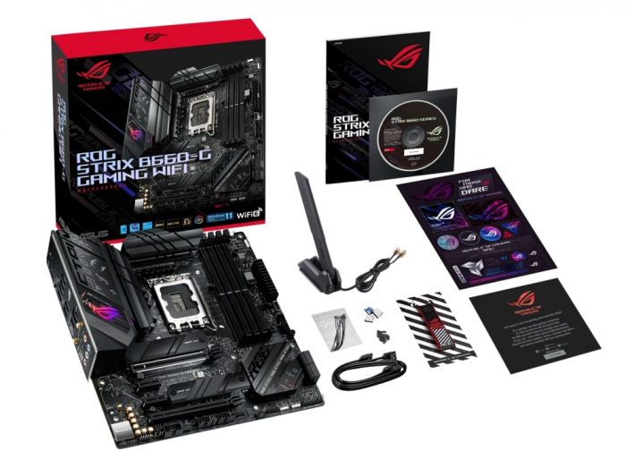 Материнcька плата ASUS ROG STRIX B660-G GAMING WIFI s1700 B660 4xDDR5 M.2 HDMI-DP Wi-Fi BT mATX