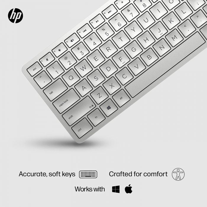 Клавіатура HP 970 Programmable BT/WL UKR White