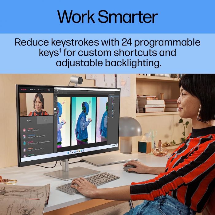 Клавіатура HP 970 Programmable BT/WL UKR White