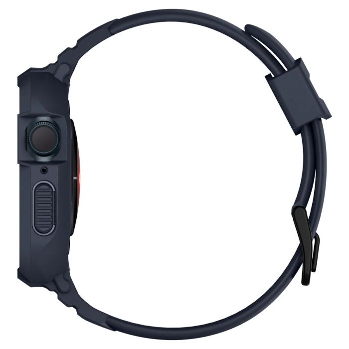 Чохол та ремінець 2в1 Spigen для Apple Watch 45mm/44mm Rugged Armor Pro, Charcoal Gray