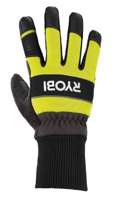 Рукавички для роботи з ланцюговою пилкою Ryobi RAC258MM, вологозахист, нар. М