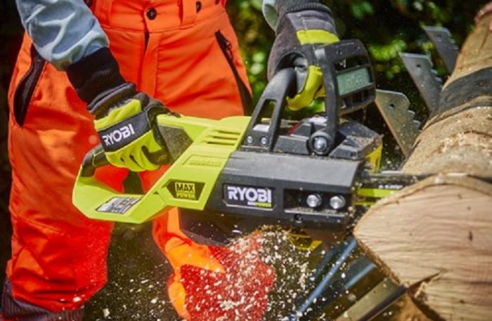 Рукавички для роботи з ланцюговою пилкою Ryobi RAC258MM, вологозахист, нар. М