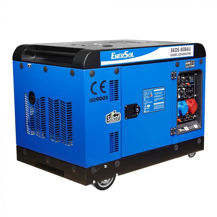 Генератор дизельний EnerSol, 8.0кВт, одно/трьохфазний, 221кг