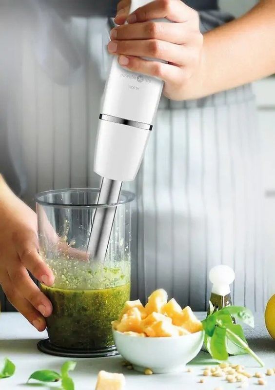 Блендер Tefal заглибний Infiny Force 1000Вт, 4в1, білий