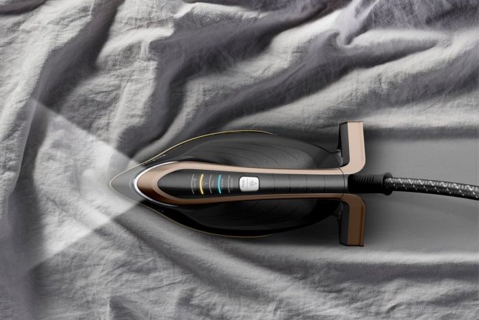 Праска-парогенератор Tefal PRO EXPRESS VISION, 3000Вт, 1100мл, паровий удар -750гр, постійна пара - 180гр, чорно-золотий