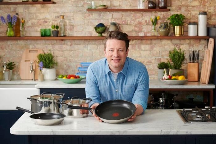 Каструля з кришкою Tefal Jamie Oliver Home Cook, 24 см,  5.4 л, нержавіюча сталь
