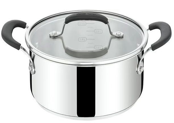 Каструля з кришкою Tefal Jamie Oliver Home Cook, 24 см,  5.4 л, нержавіюча сталь