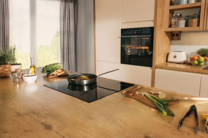 Варильна поверхня Gorenje індукційна, 60см, поєднання конфорок, чорний