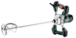 Міксер будівельний Metabo RWE 1200, 1200Вт, 0-900об/хв, шпиндель М14, 120мм, для 30л, 3.4кг