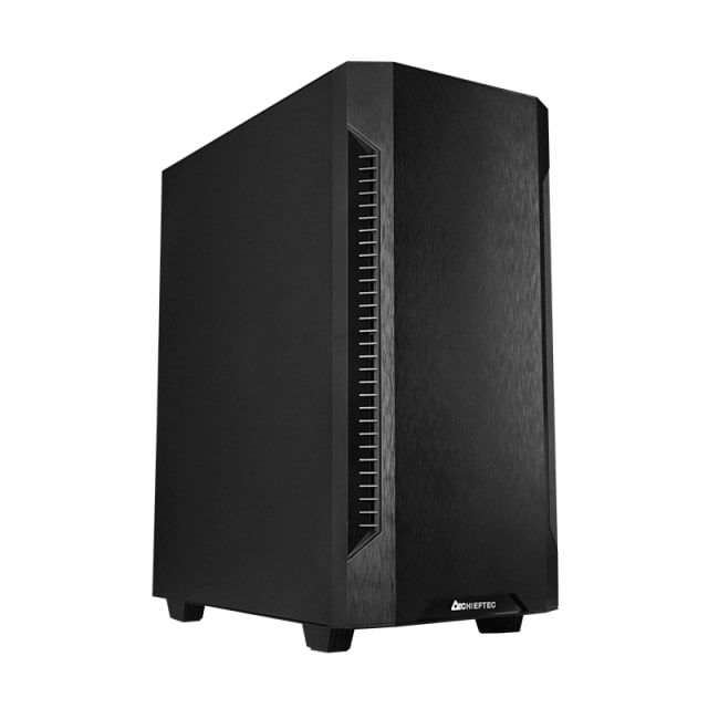 Корпус CHIEFTEC Elox AS-01B, без БЖ, 2xUSB3.2, 1xUSB2.0, 1x120мм, Sound insulated panels, ATX, чорний