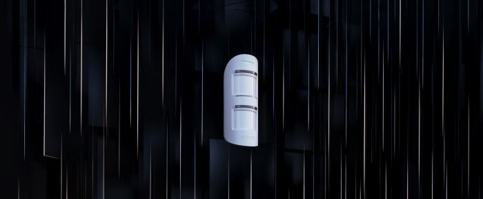 Датчик руху вуличний Ajax MotionProtect Outdoor, Jeweler, бездротовий, білий