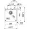 Кухонна мийка Franke Centro CNG 610-39/114.0630.400/фраграніт/необоротна/440х500х200/врізна, врівень зі стільницею/білий