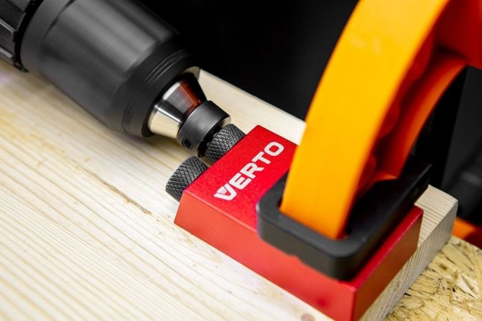 Набір для прихованого з'єднання Verto, 14 предметів, шаблон свердління, змінні напрямні, свердла, обмежувач