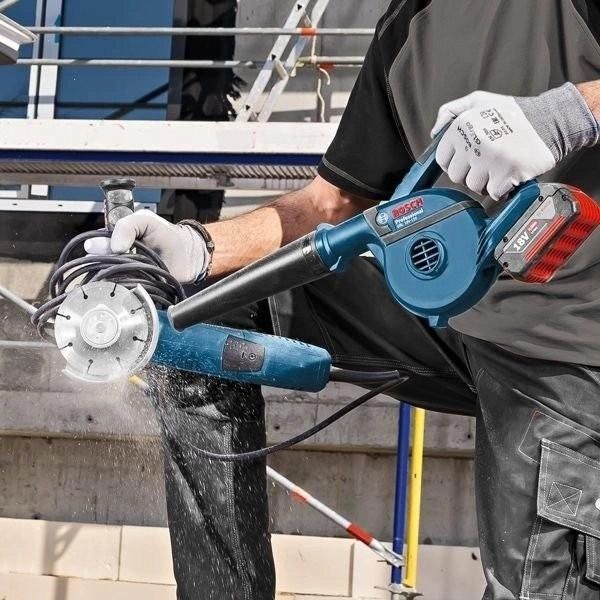 Повітродув акумуляторний Bosch GBL 18V-120 Professional, 18В, 270 км/г, 120 м?/г, 1.1 кг