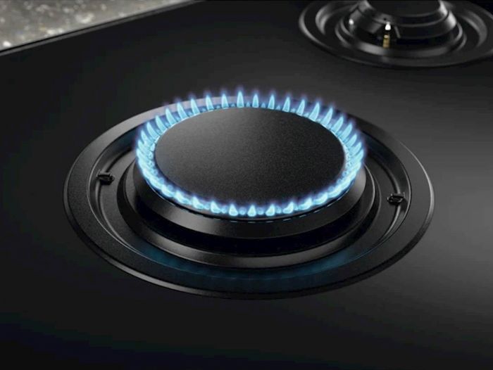 Варильна поверхня Electrolux комбінована (2 газ + 2 інд), 60см, розширена зона, чавун, чорний