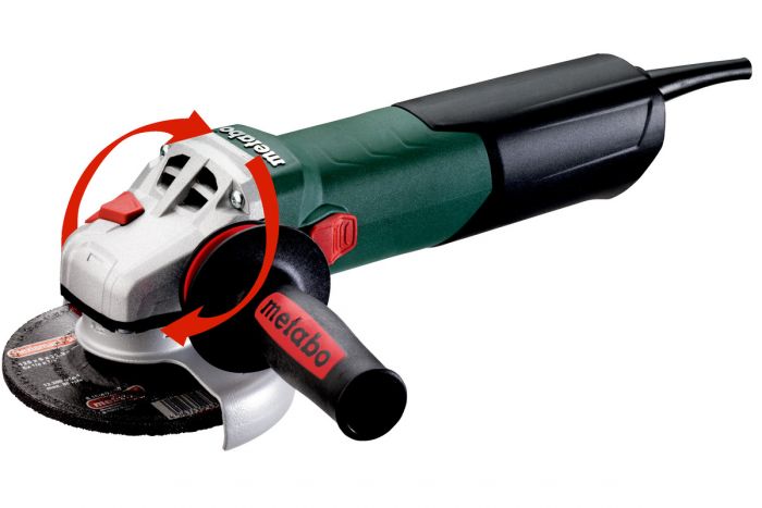 Шліфмашина кутова Metabo WEV 19-125 Q M-BRUSH, 125мм, 1900Вт, 2800-11000об/хв, М14, 2.5кг