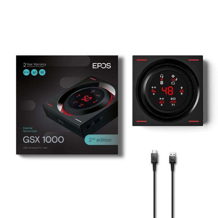 Звукова карта зовнішня EPOS GSX 1000 2nd edition, 7.1, black