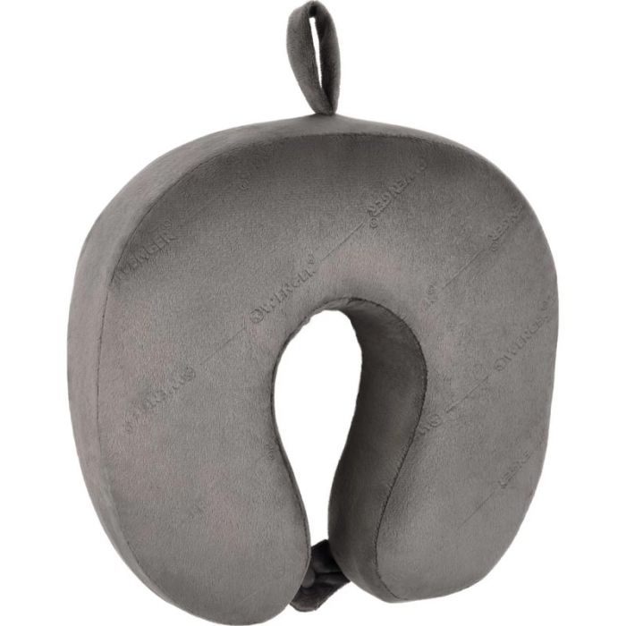 Подушка флісова, Wenger, Memory Foam Travel Neck Pillow, сірий