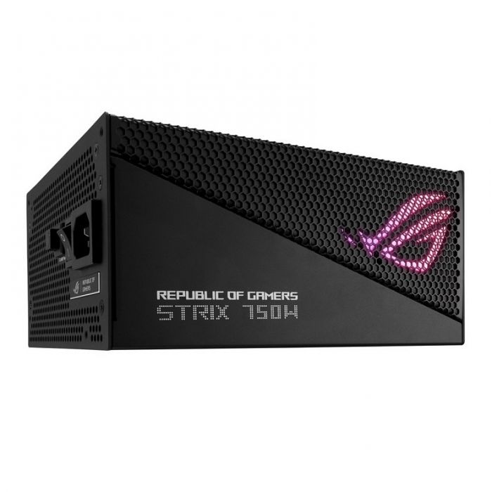 Блок живлення ASUS ROG STRIX AURA  (750W), >90%, 80+ Gold, 135мм, 1xMB 24pin(20+4), 2xCPU 8pin(4+4), 4xMolex, 5xSATA, 3xPCIe 8pin(6+2), Fully Modular, ARGB, ROG-STRIX-750G-AURA-GAMING