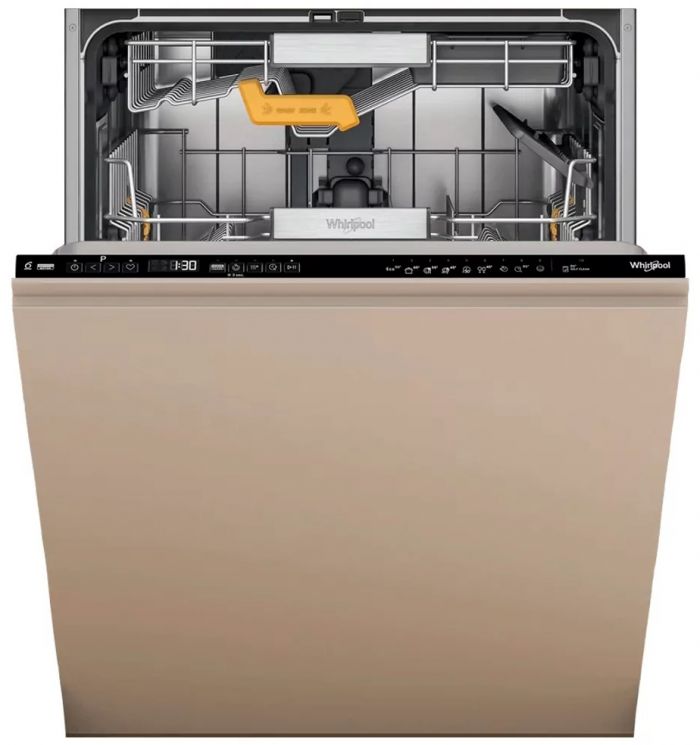 Посудомийна машина Whirlpool вбудовувана, 14компл., A+++, 60см, дисплей, 3й кошик, білий