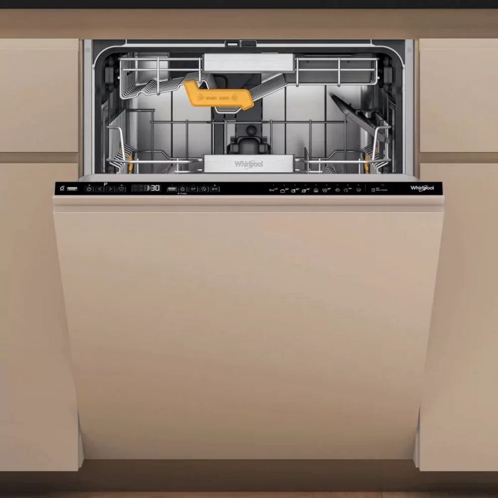 Посудомийна машина Whirlpool вбудовувана, 14компл., A+++, 60см, дисплей, 3й кошик, білий