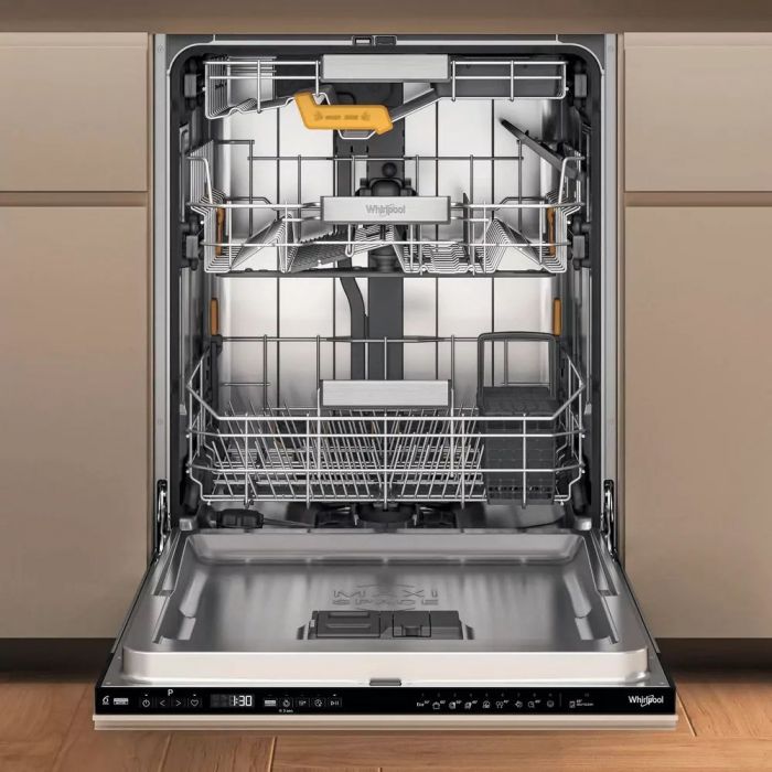 Посудомийна машина Whirlpool вбудовувана, 14компл., A+++, 60см, дисплей, 3й кошик, білий
