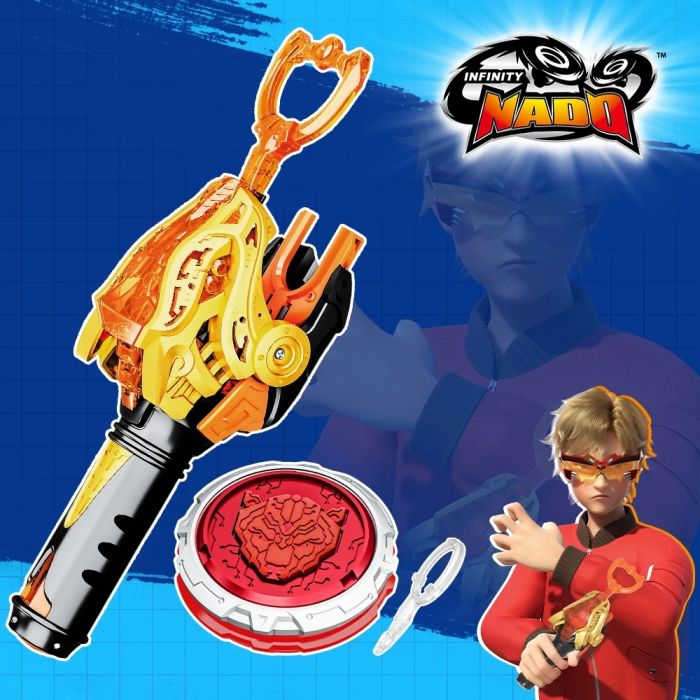 Дзиґа Infinity Nado VI серія Starter Pack Blazing War Bear Палаючий Бойовий Ведмідь