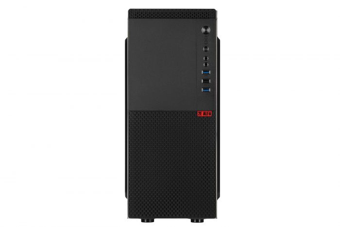 Комп’ютер персональний 2E Rational Intel i5-12400, 8Gb, F256GB, UMA, H610, 2E-E130, 500W, Win11P