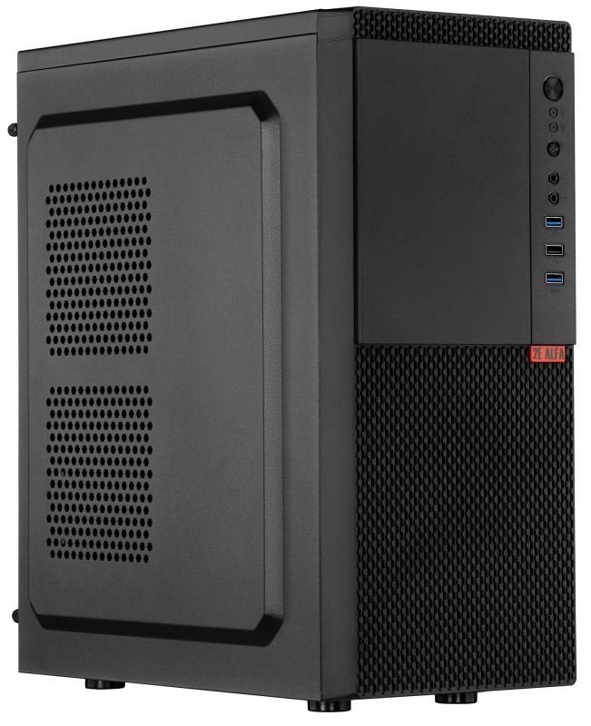 Комп’ютер персональний 2E Rational Intel i5-12400, 8Gb, F256GB, UMA, H610, 2E-E130, 500W, Win11P