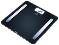 Ваги Beurer підлогові, 180кг, підкл. до смартфону, сенс. керування, 2хААА в комплекті, скло, чорний