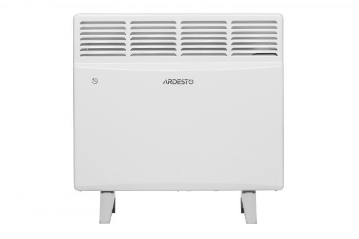 Конвектор ARDESTO CH-1000MCW, 1000 Вт, 10 м2, закритий нагрів. елемент, IP24, мех. керування, білий