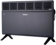 Конвектор електричний ARDESTO CH-2000MCA, 2000 Вт, 20 м2, закритий нагрів. елемент, IP24, мех. керування, антрацит матовий