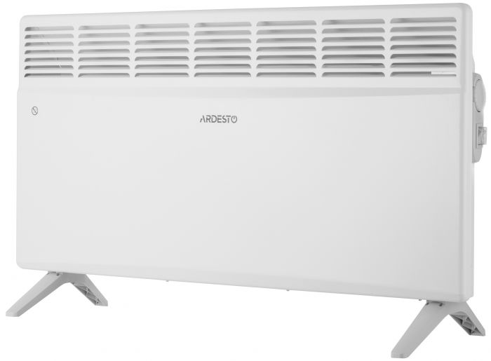 Конвектор електричний ARDESTO CH-2500MCW, 2500 Вт, 25 м2, закритий нагрів. елемент, IP24, мех. керування, білий