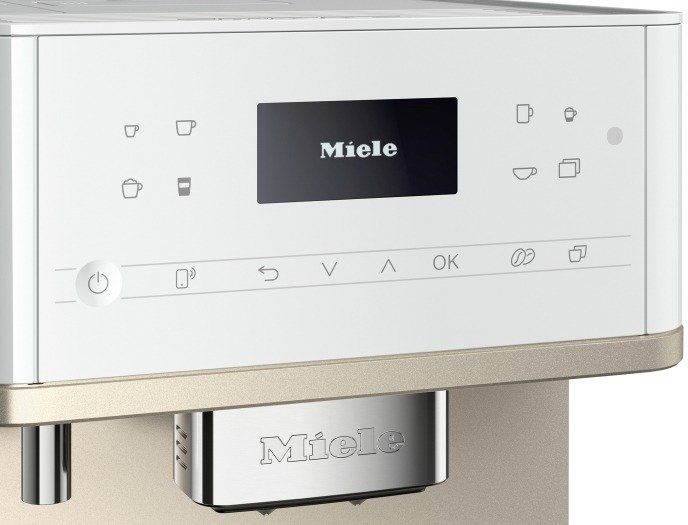 Кавомашина Miele CM 6360, 1.8л, зерно+мелена, автомат.капуч, авторецептів-19, білий