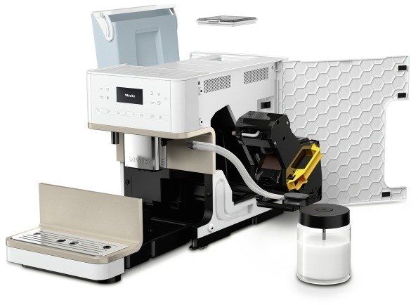Кавомашина Miele CM 6360, 1.8л, зерно+мелена, автомат.капуч, авторецептів-19, білий
