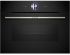 Духова шафа Bosch електрична компактна, 47л, A+, пара, дисплей, конвекція, чорний