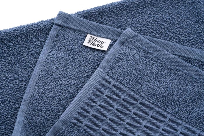 Набір рушників махрових Ardesto Lotus 2 шт., 50х90см, 70х140см, 100% бавовна, синій