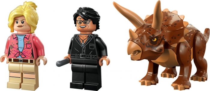 Конструктор LEGO Jurassic Park Дослідження трицератопсів