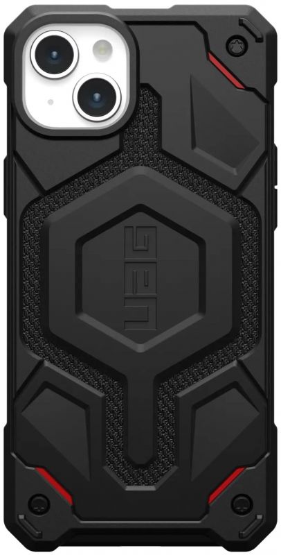 Чохол UAG для Apple iPhone 15 Plus Monarch Pro Magsafe, Kevlar Black