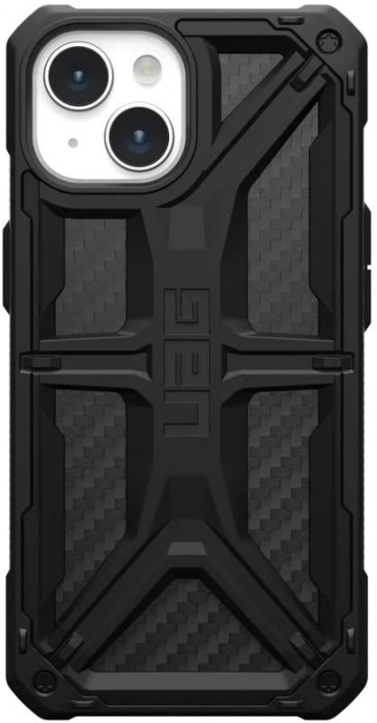 Чохол UAG для Apple iPhone 15 Monarch, Carbon Fiber