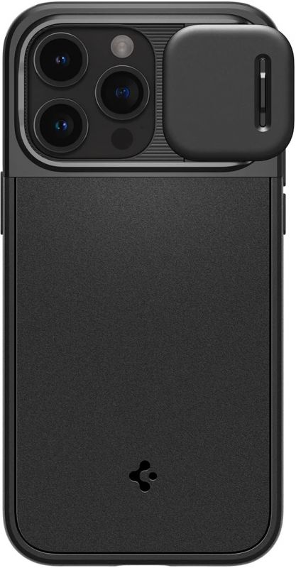 Чохол Spigen для Apple iPhone 15 Pro Max Optik Armor MagFit, Black