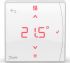 Терморегулятор Danfoss Icon2 RT, Display, +5...35 °C, програмований, бездротовий, накладний, 3В, білий