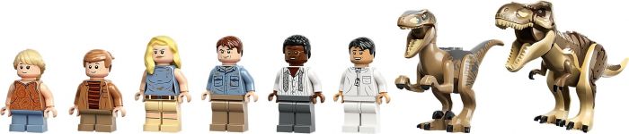Конструктор LEGO Jurassic Park Центр відвідувачів: Атака тиранозавра й раптора