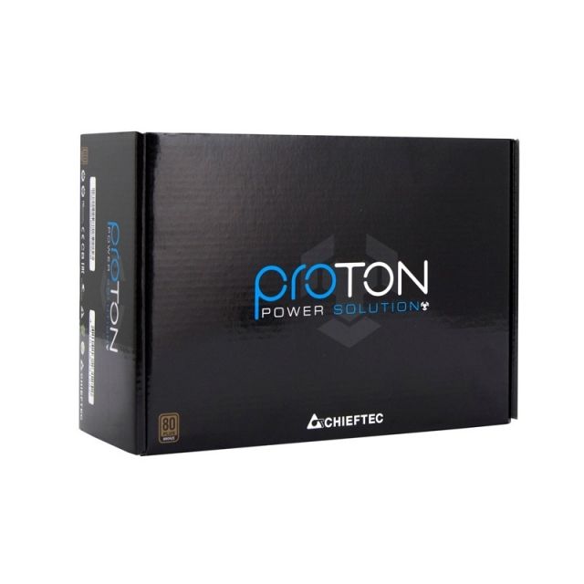 Блок живлення CHIEFTEC Proton  (600W), >85%, 80+ Bronze, 120мм, 1xMB 24pin(20+4), 1xCPU 8pin(4+4), 3xMolex, 6xSATA, 2xPCIe 8pin(6+2)