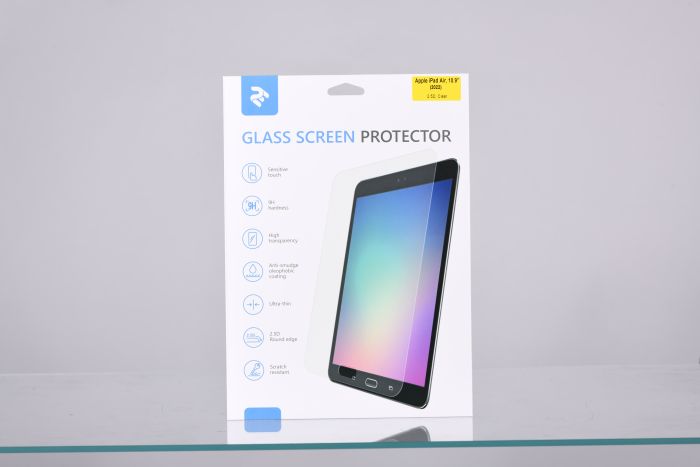 Захисне скло  2E для Apple iPad Air, 10.9"  (2022),2.5D, Clear