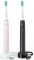 Щітка зубна елекр. Philips, Sonicare 3100 series, набір , 31т. колеб/хв, насадок-1, 2 шт в наборі, рожевий, чорний