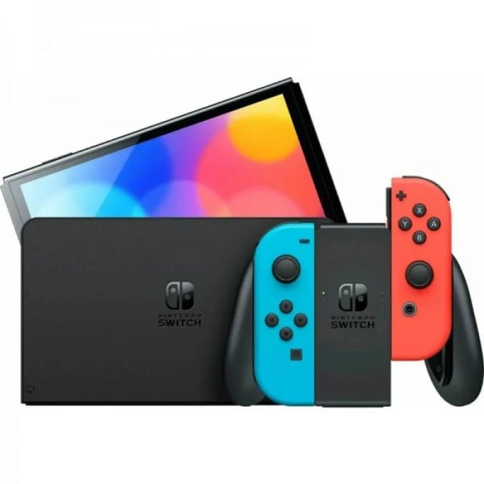 Ігрова консоль Nintendo Switch OLED (червоний та синій)