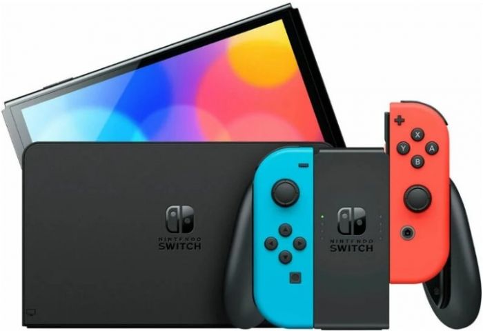 Ігрова консоль Nintendo Switch OLED (червоний та синій)