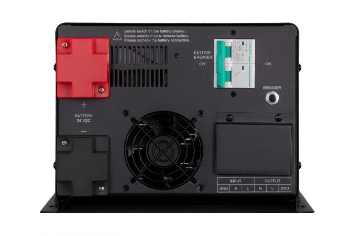 Інвертор 2E HI2500, 2500W, 24V - 230V, LCD, AVR, Terminal in&out
