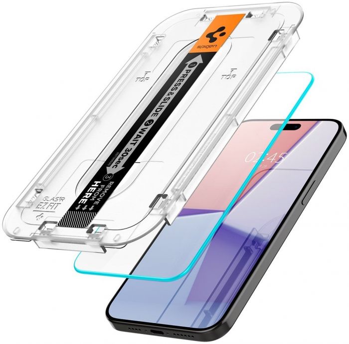 Захисне скло Spigen для Apple iPhone 15 Pro Max tREZ (2 Pack)